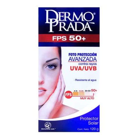 dermo prada protector solar|protectores solares precios.